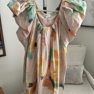 A.L.C. Pastel Watercolor Dress
